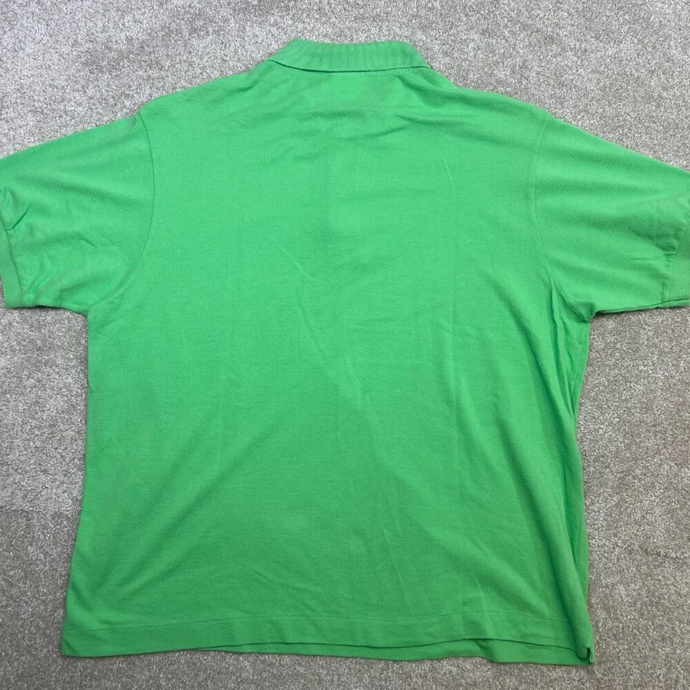 Mens‎ Lacoste Lime Green Polo Shirt Size 7 XXL